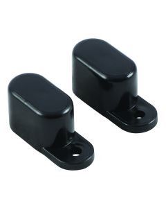 Kohl Black Curtin End Cap 2 Pack BL800120