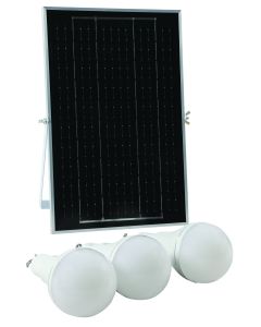 Magneto 3 Bulb Solar Charge LED Lighting System Incl Panel  DBK320