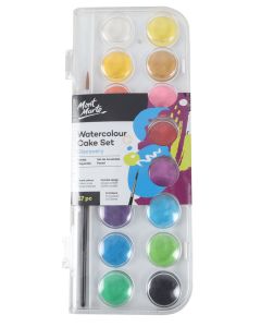 Atlas Paints Watercolour Cake Set 17 Pieces PMHS0088