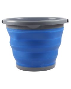 Moto Quip Blue/Grey Foldaway Bucket 10L MQ8084