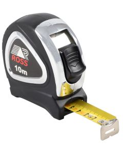 Ross Chrome Measure Tape 10m PR20 F7224