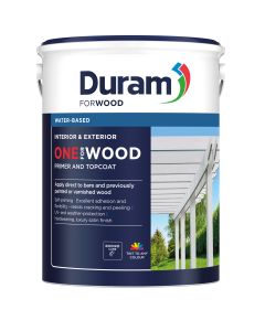 Duram One For Wood White Topcoat & Primer 5L 83-10-005