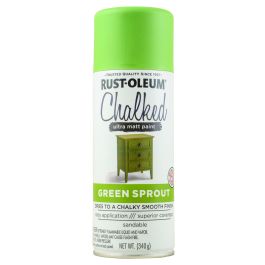 Rust Oleum Chalked Ultra Matt Spray Paint Green Sprout G Chamberlain