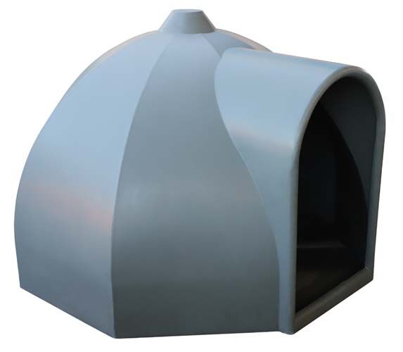 Plastic dog kennels igloo best sale