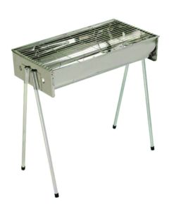 Metalix Large Standing Stainless-Steel Braai 615 x 320mm 402 