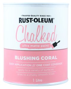 Rust-oleum Chalked Ultra Matte Paint 1L Blushing Coral 285153