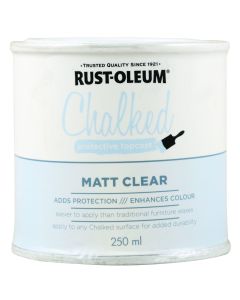 Rust-oleum Chalked Protective Coat Matt Clear 250ml 285175