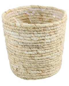 First Dutch Brands Light Brown Indoor Round Basket 18 x 18cm 1127528