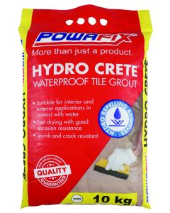 Powafix White Hydro Crete Grout 10Kg HYDRC10KGWH