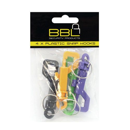 BBL Plastic Snap Hooks - 4 Pack BBRSPPP