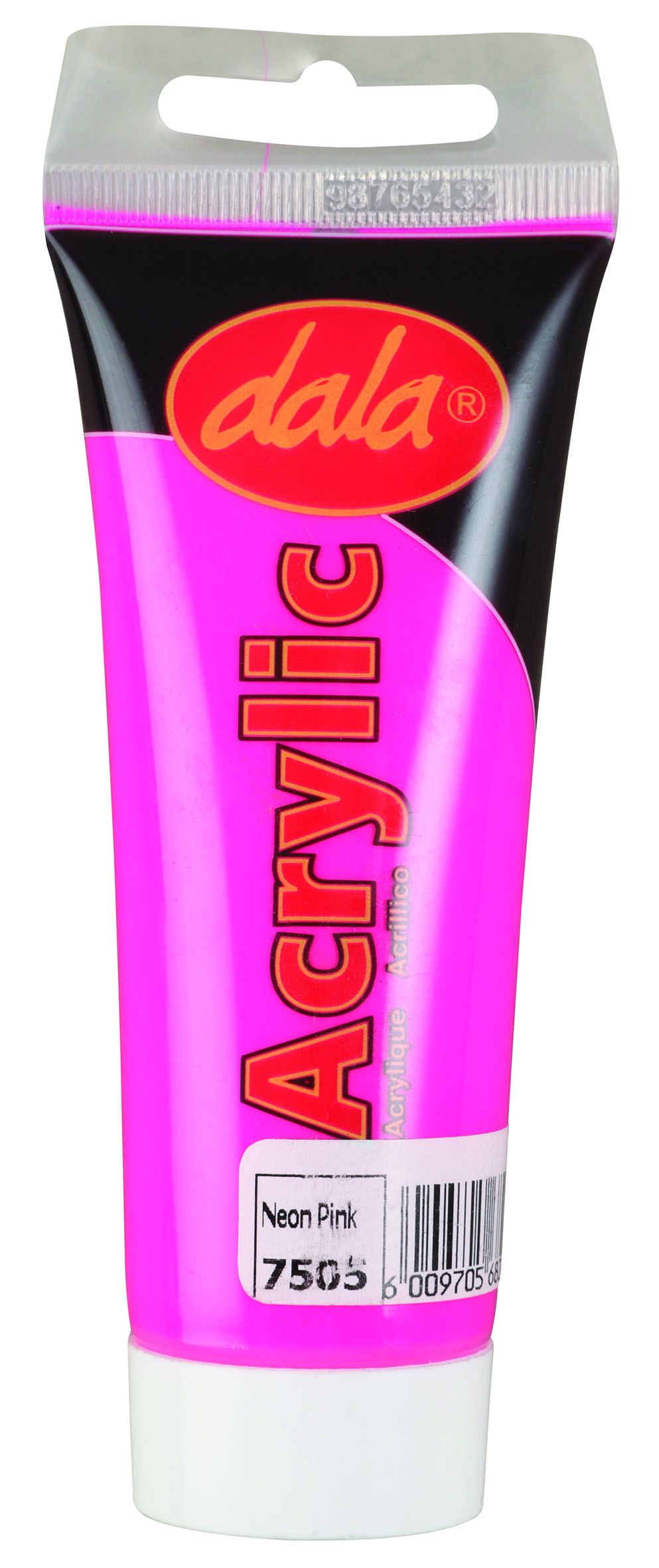 Dala Neon Acrylic Paint Pink 75ml