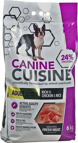 Canine cuisine hotsell dog food