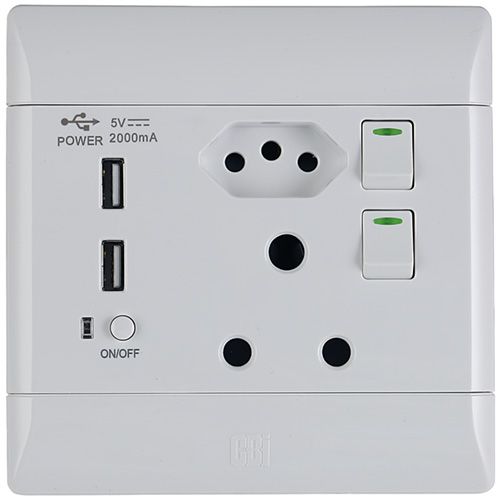 crabtree usb wall socket