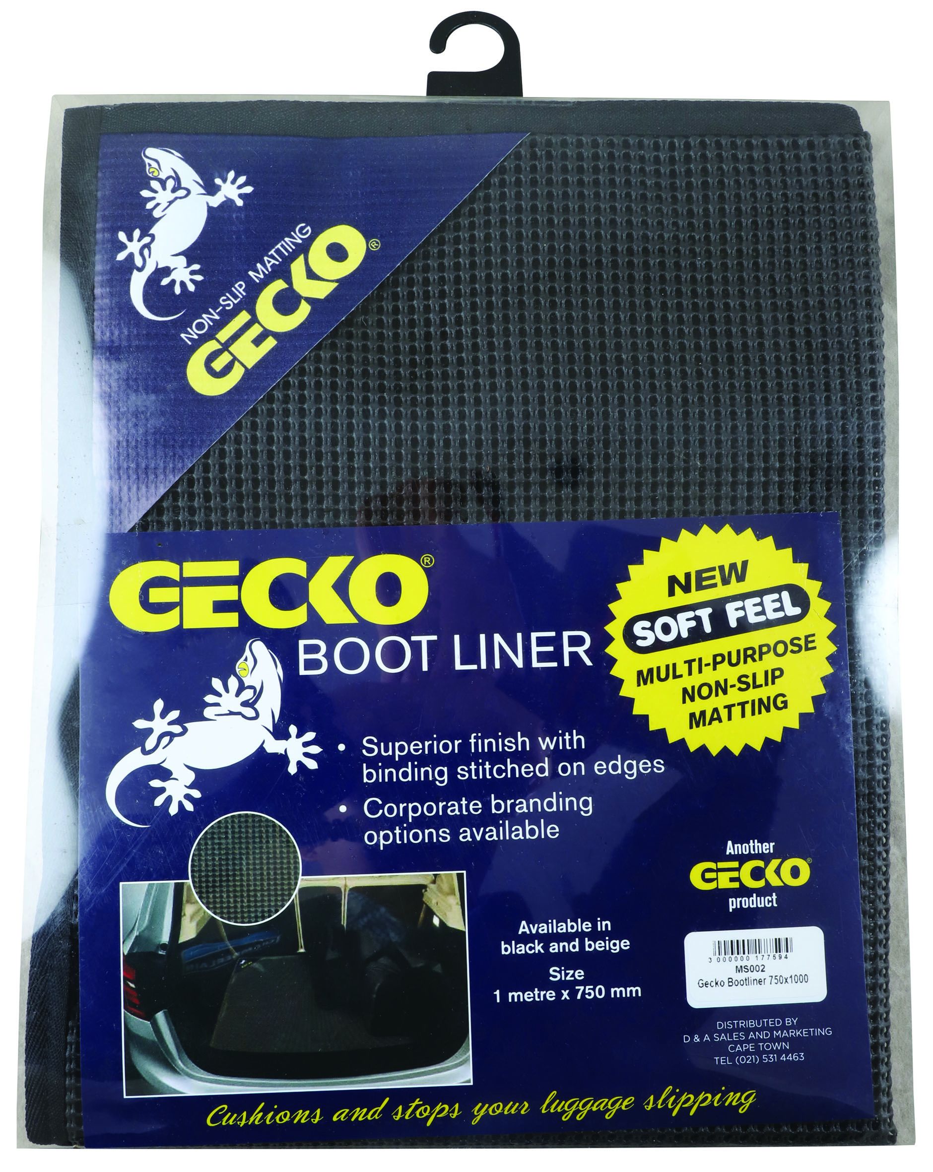 Gecko Black Boot Liner 750 x 1000mm - BL-BOOT