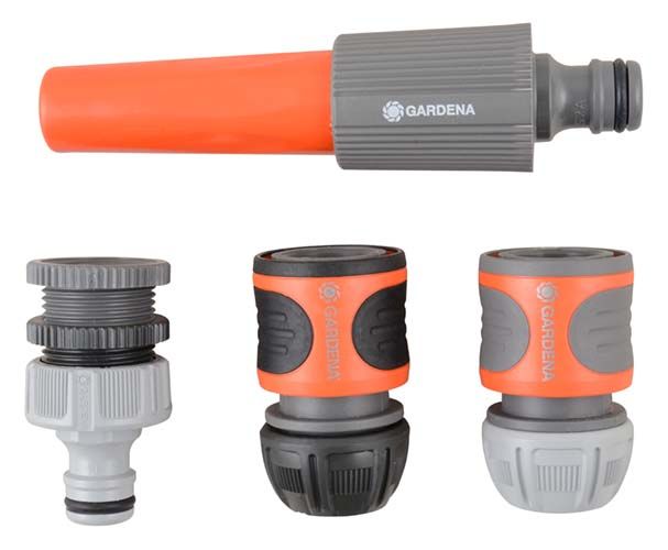 Gardena 18291-20 System Basic Set for Fast Tap & Hose Connection, 23x20x20  cm, Estándar